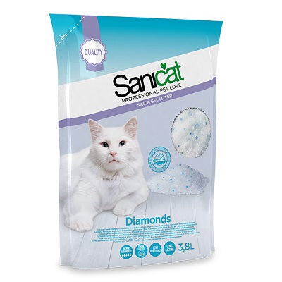 Sanicat Diamonds Cat Litter 4x3.8L