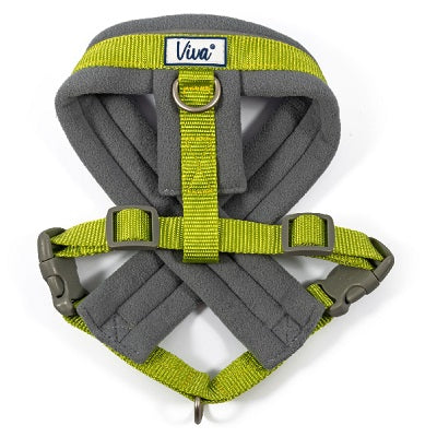 Ancol Viva Padded Harness Lime 32-42cm