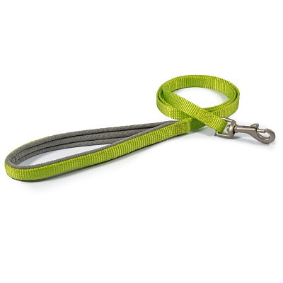 Ancol Viva Padded Snap Lead Lime 12mm