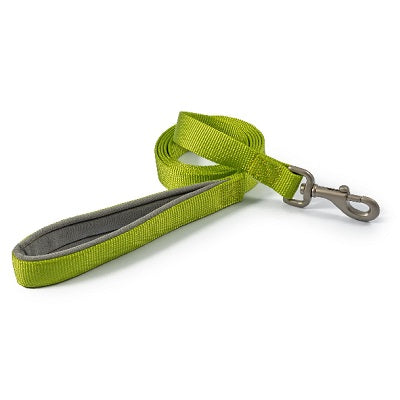 Ancol Viva Padded Snap Lead Lime 25mm