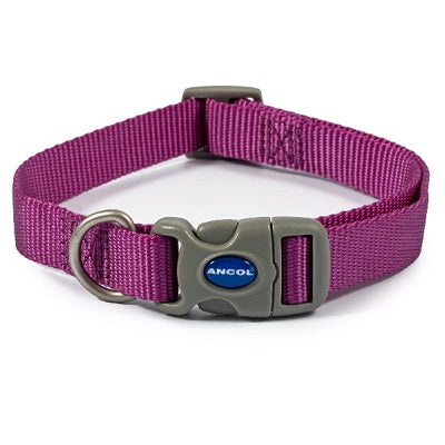 Ancol Viva Quick Fit Collar Purp30-50cm