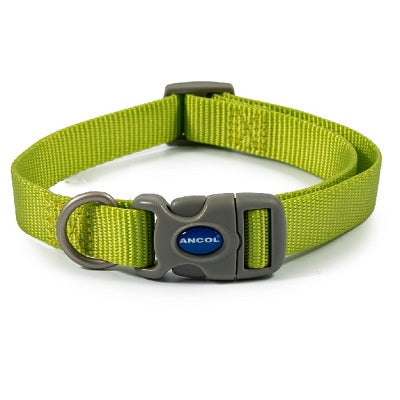 Ancol Viva Quick Fit Collar Lime20-30cm