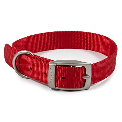 Ancol Viva Buckle Collar Red 35-43cm