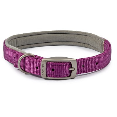 Ancol Viva Pad Buc Collar Purple 35-43cm