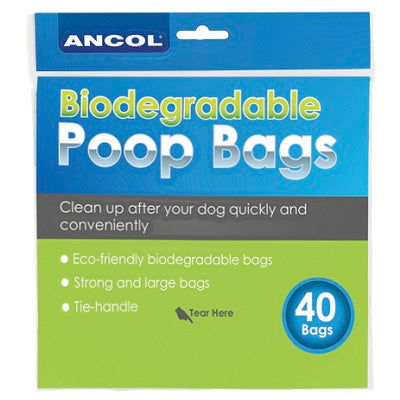 Ancol New Bio Degradable Bags 12x40