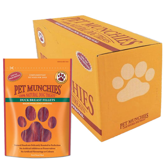 Pet Munchies Dog Treat Duck Fillet 8x80g