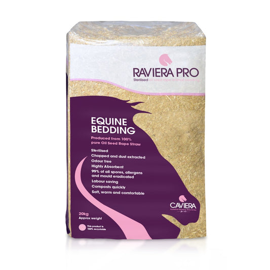 RavieraPro Sterilised Rape Straw Bedding