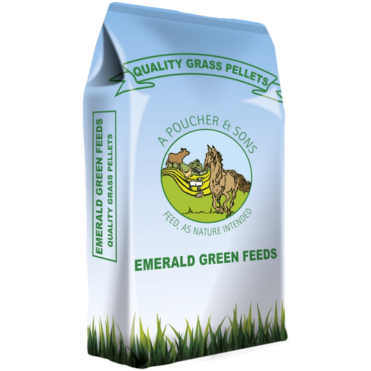 Emerald Green Grass Pellets