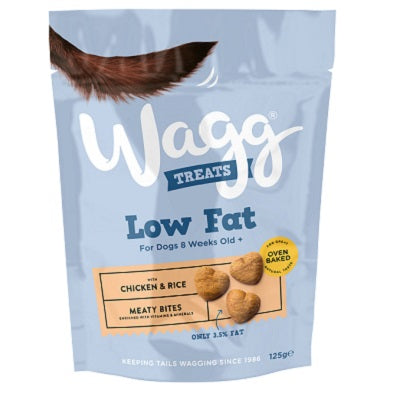 Wagg Low Fat Treats Chicken&Rice 7x125g