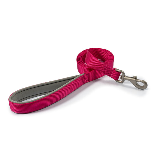 Ancol Viva Padded Snap Lead Pink 25mm