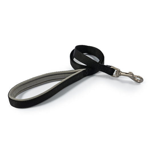 Ancol Viva Padded Snap Lead Black 19mm