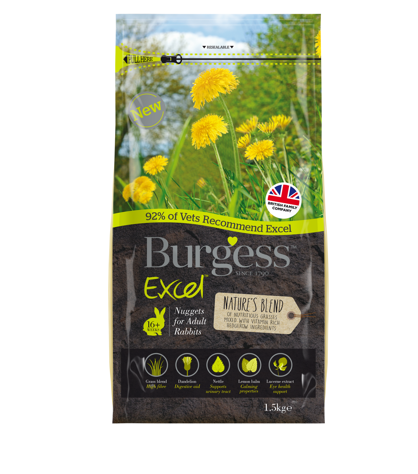 Burgess Excel Rabbit Natures Blend