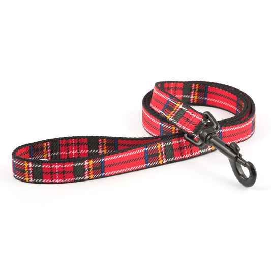 Ancol Tartan Lead Red 1mx19mm 1-9