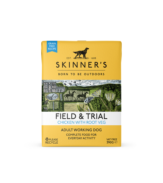 Skinners F&T Adult GF Chicken 18x390g