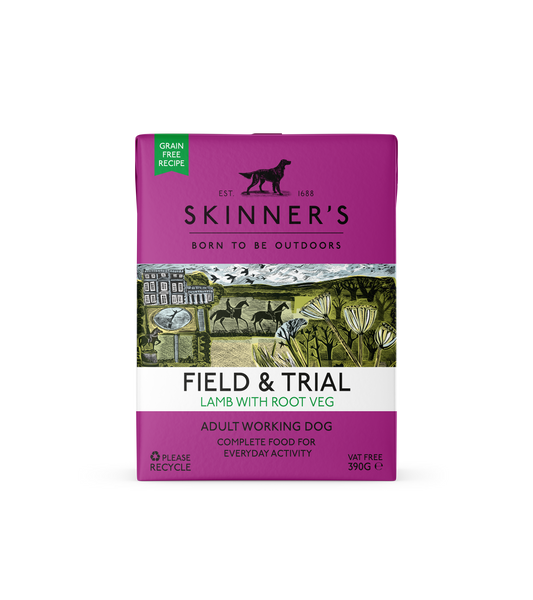 Skinners F&T Adult GF Lamb 18x390g