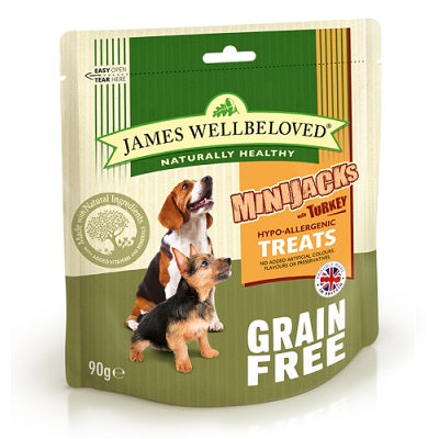 JW MiniJacks Turky&Veg Grain Free 10x90g