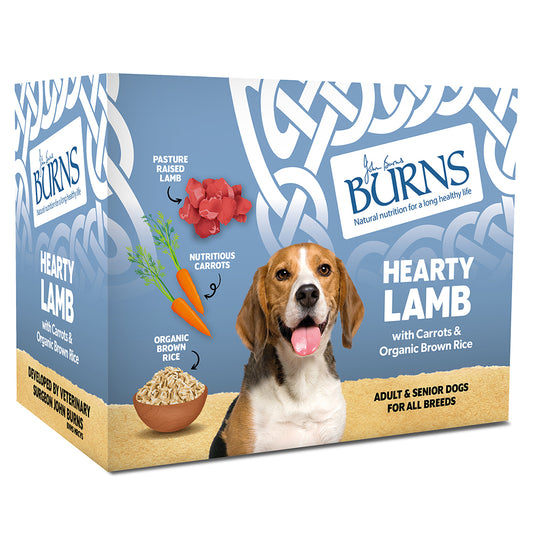 Burns Dog Tray Hearty Lamb 6x395g