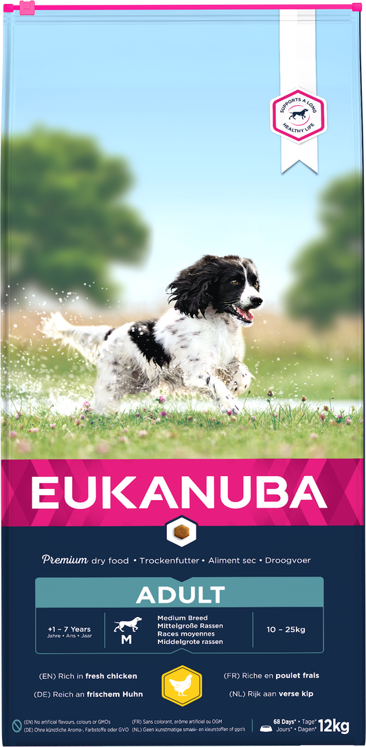 Eukanuba Adult Med Breed Chicken