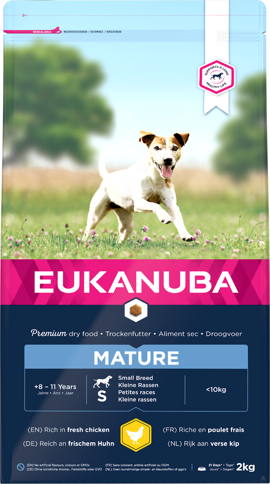 Eukanuba Mature Sml Brd Chicken 4x2kg