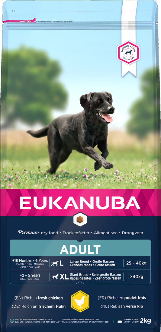 Eukanuba Adult Lrg Breed Chicken 4x2kg