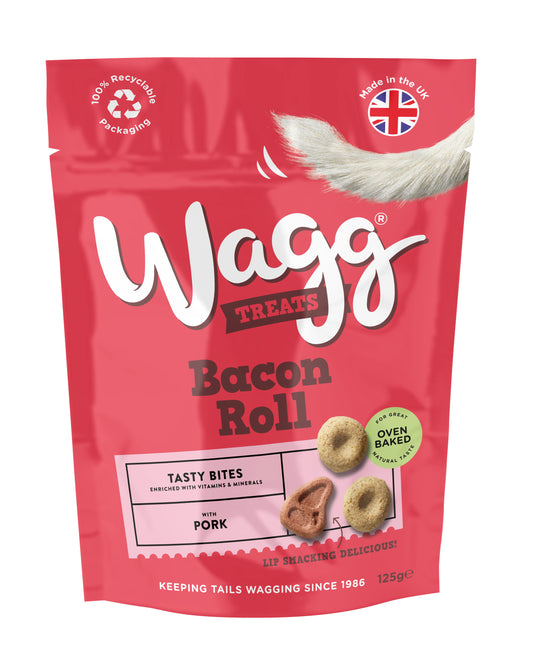 Wagg Bacon Roll Tasty Bites 7x125g