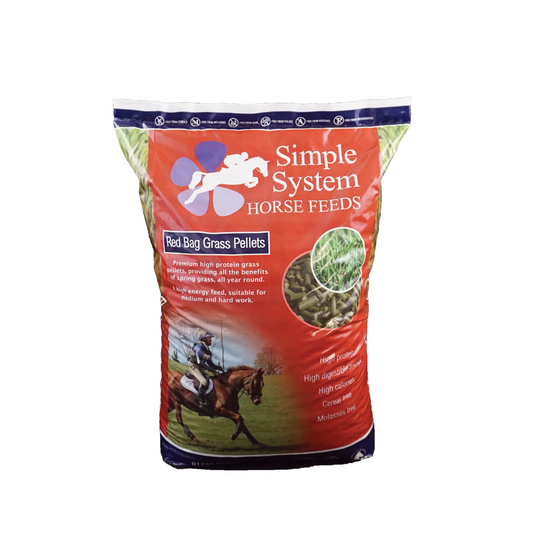 Simple System Red Bag Grass Pellets