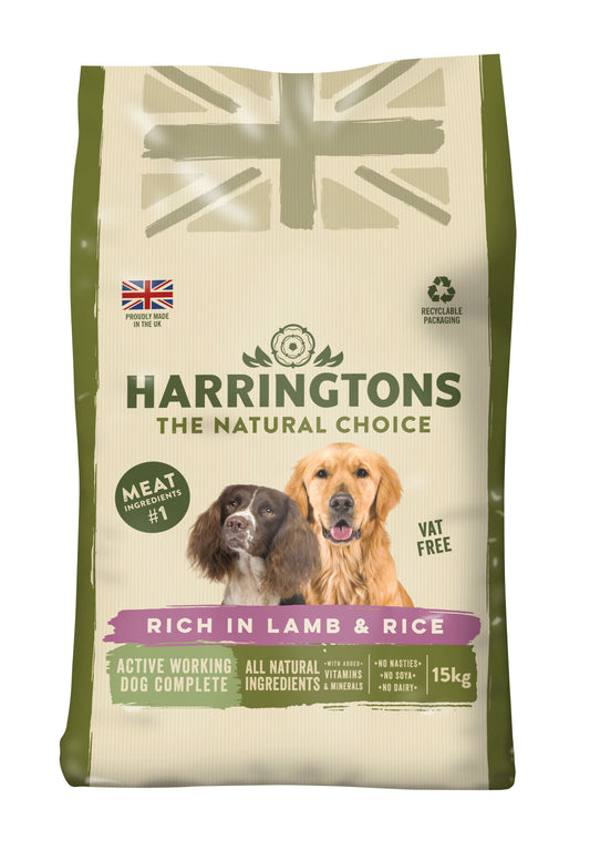 Harringtons Dog Active Worker Lamb