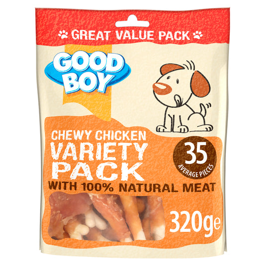 Good Boy Chewy Chicken Variety Pck3x320g