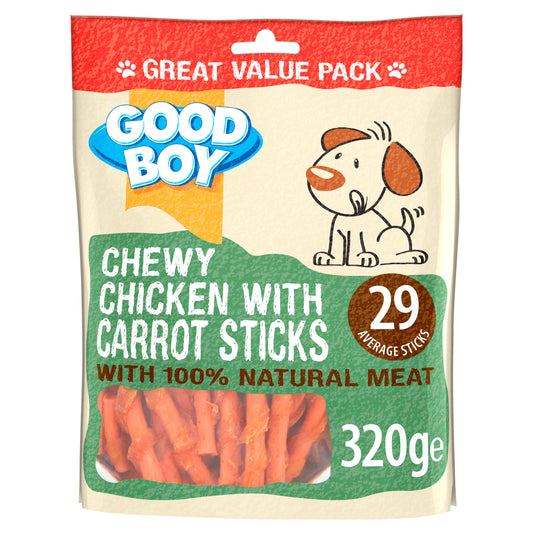 Good Boy Chicken & Carrot Sticks 3x320g