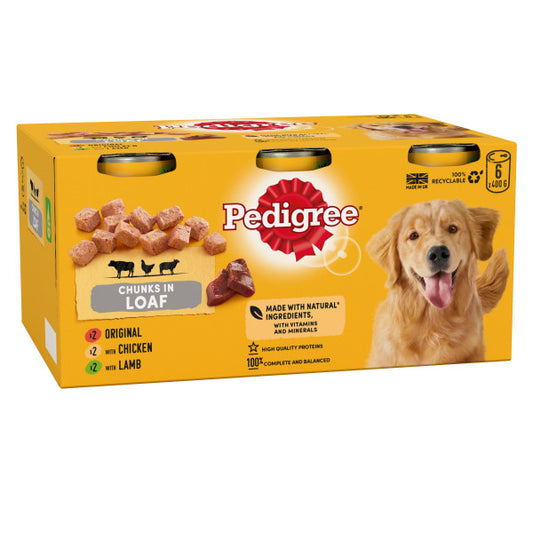 Pedigree Tins Mixed CIL 4x6x400g