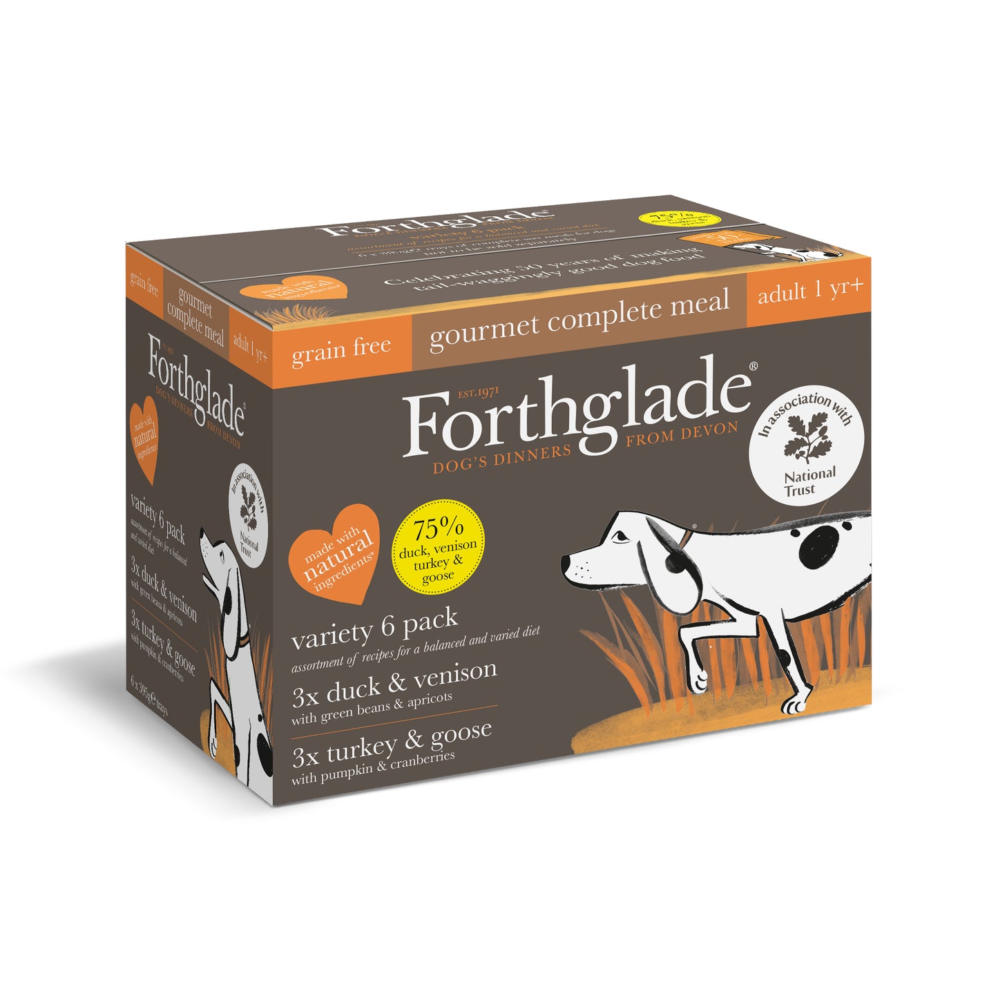 Forthglade Adlt Gourmet GF DkV/TG 6x395g