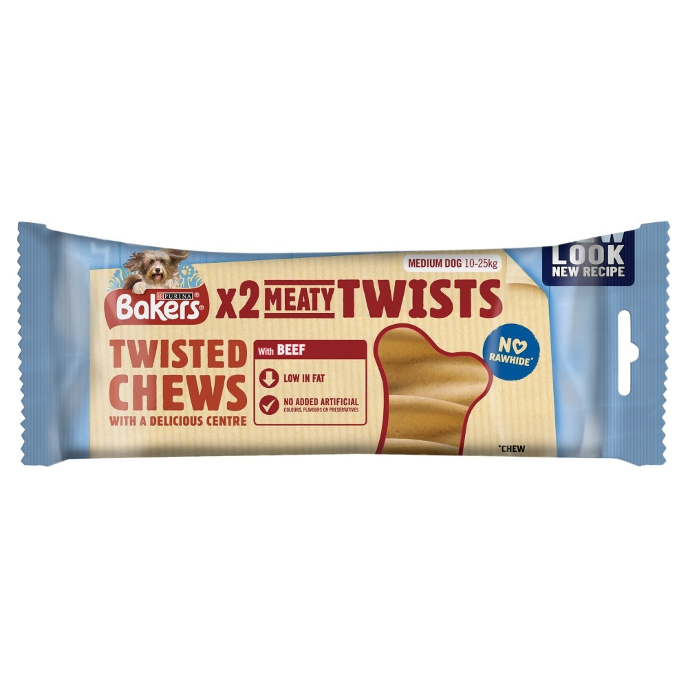 Bakers Meaty Twist Chews 10x180g