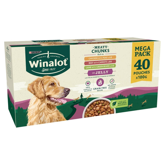 Winalot Adult Meaty Chunks CIJ 40x100g