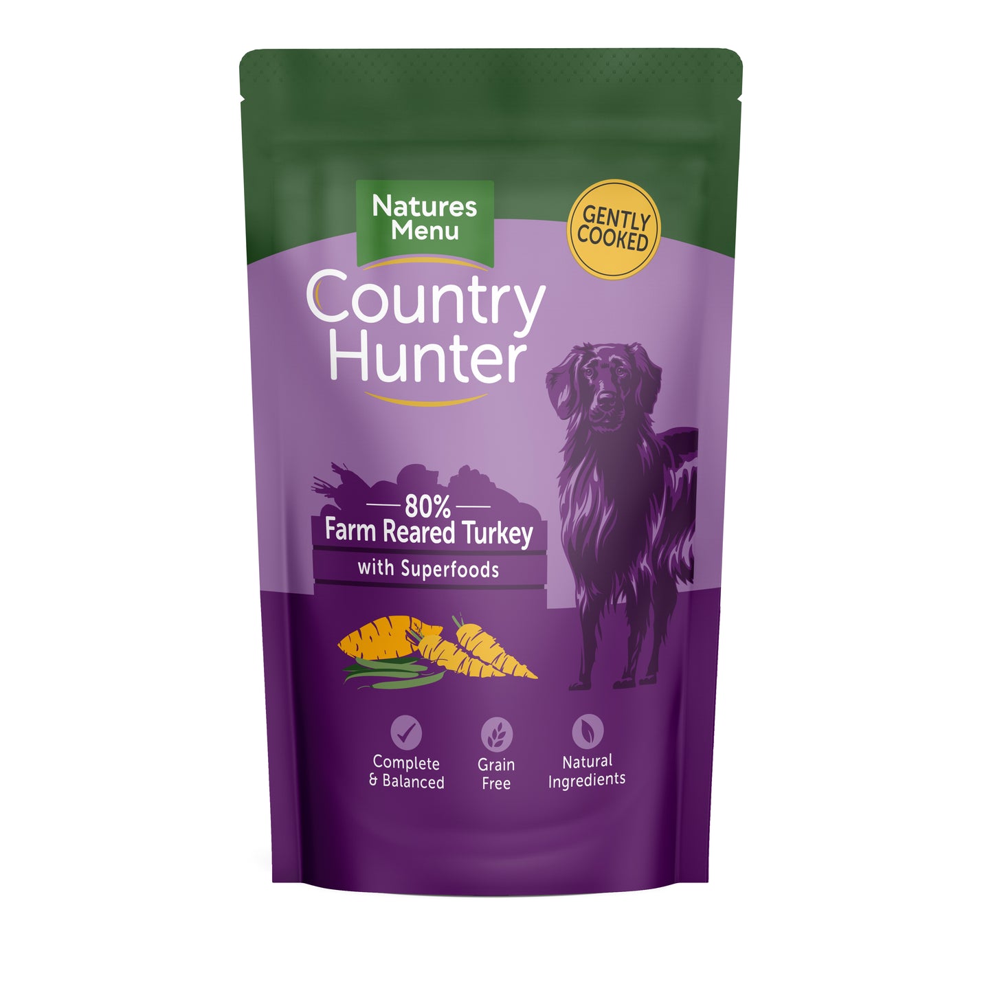 N/Menu Ctry Hunter Dog Pch Turk 3x6x150g