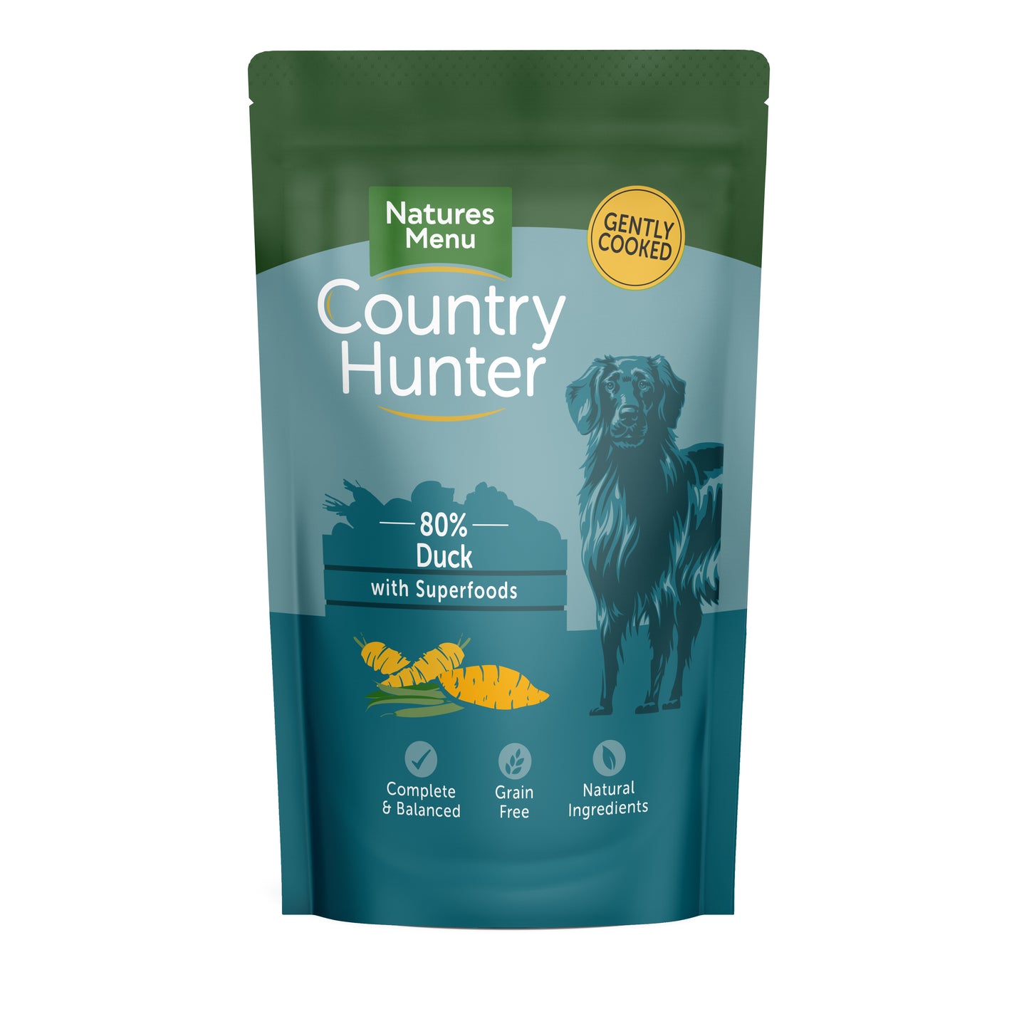 N/Menu Ctry Hunter Dog Pch Duck 3x6x150g