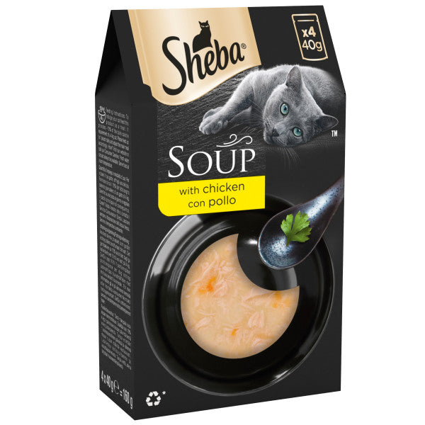 Sheba Pch Classic Soup Chick 10x4x40g