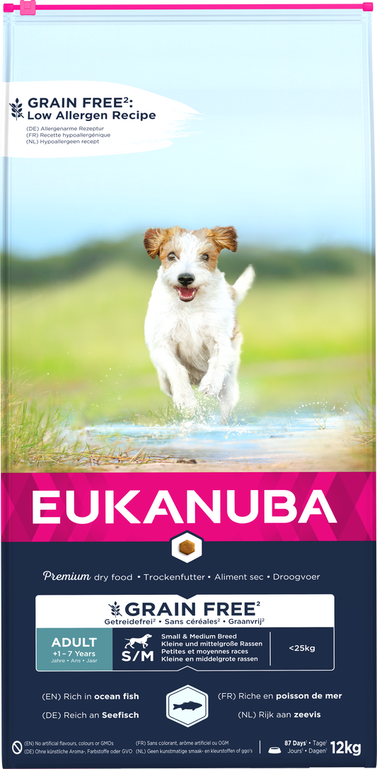 Eukanuba Grain Free Adult Sml/Med