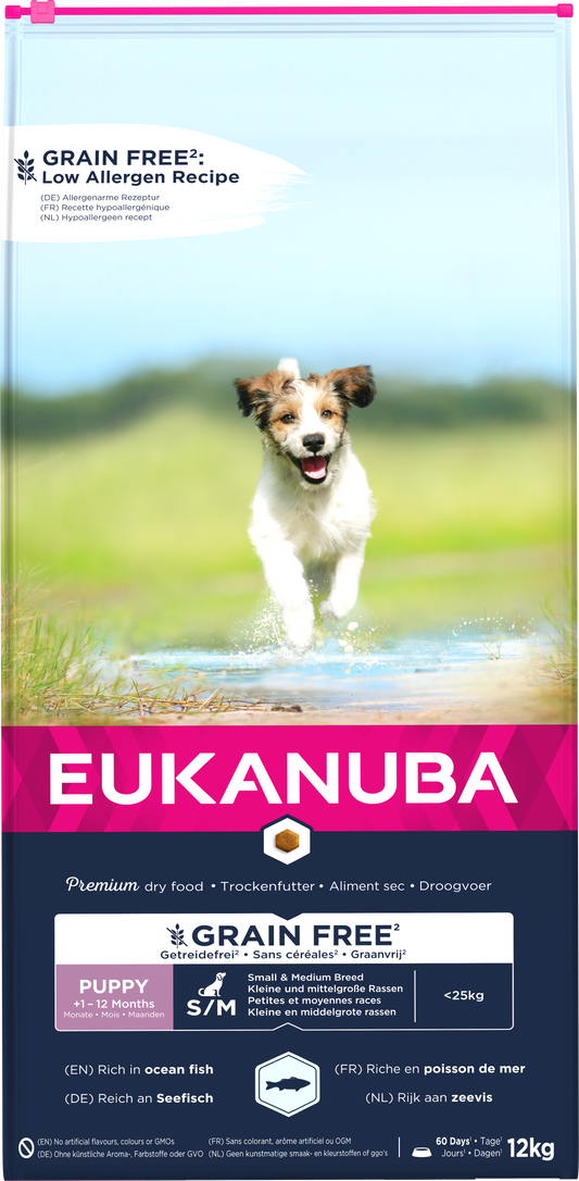 Eukanuba Grain Free Puppy Sml/Med