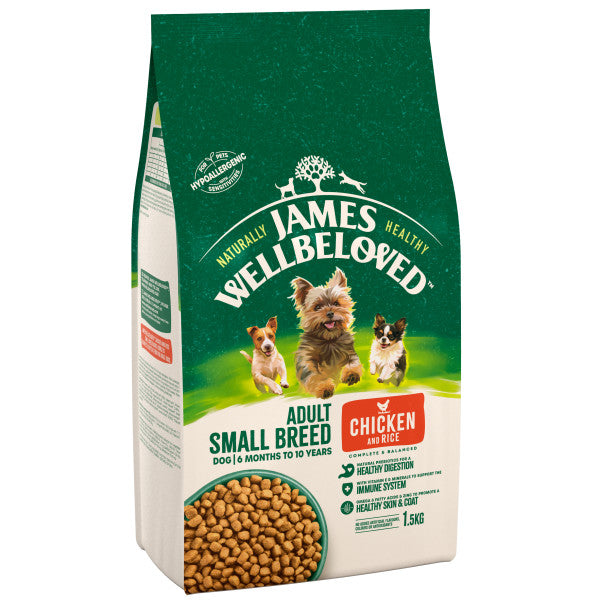 JW Dog Adult Small Breed Chicken & Rice