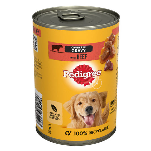 Pedigree Tins Beef CIG 12x400g