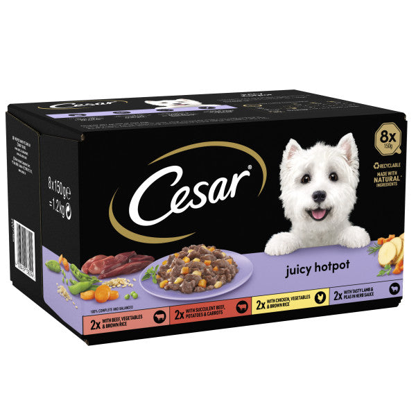 Cesar Tray Juicy Hotpot Mix Sel 3x8x150g