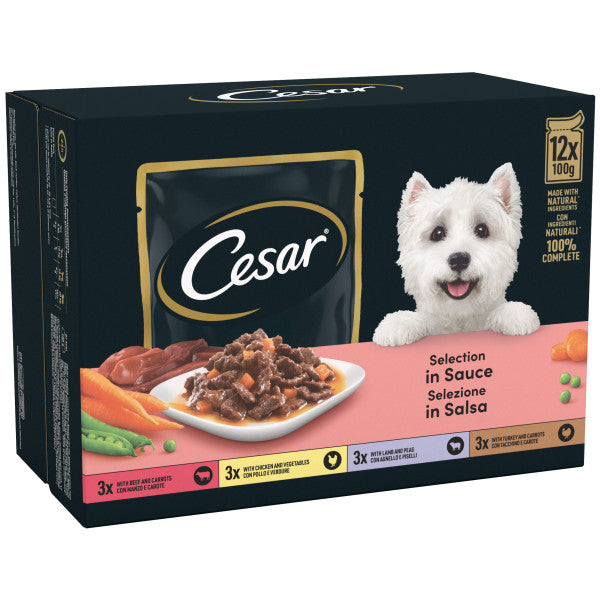 Cesar Tray Senior 10+ Delic CIJ 3x8x150g