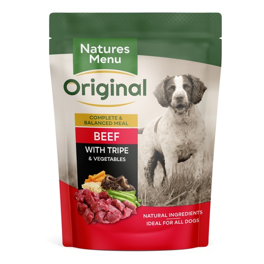 N/Menu Dog Pch Beef & Tripe 8x300g