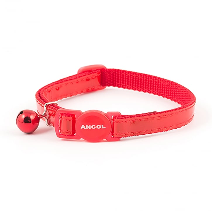 Ancol Cat Collar Refl Gloss Red