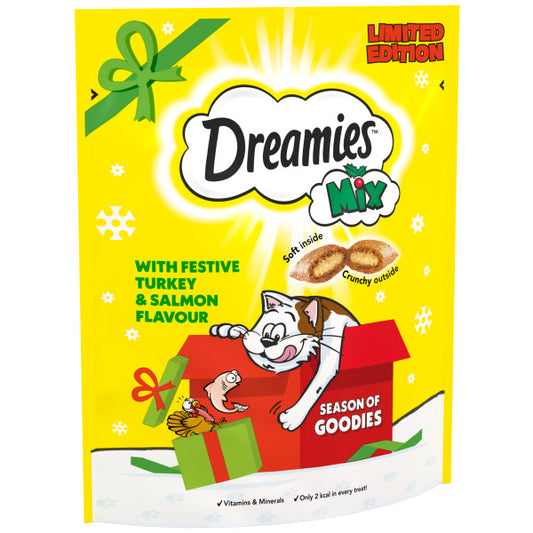 Dreamies Xmas Mix Salmon & Turkey 6x200g