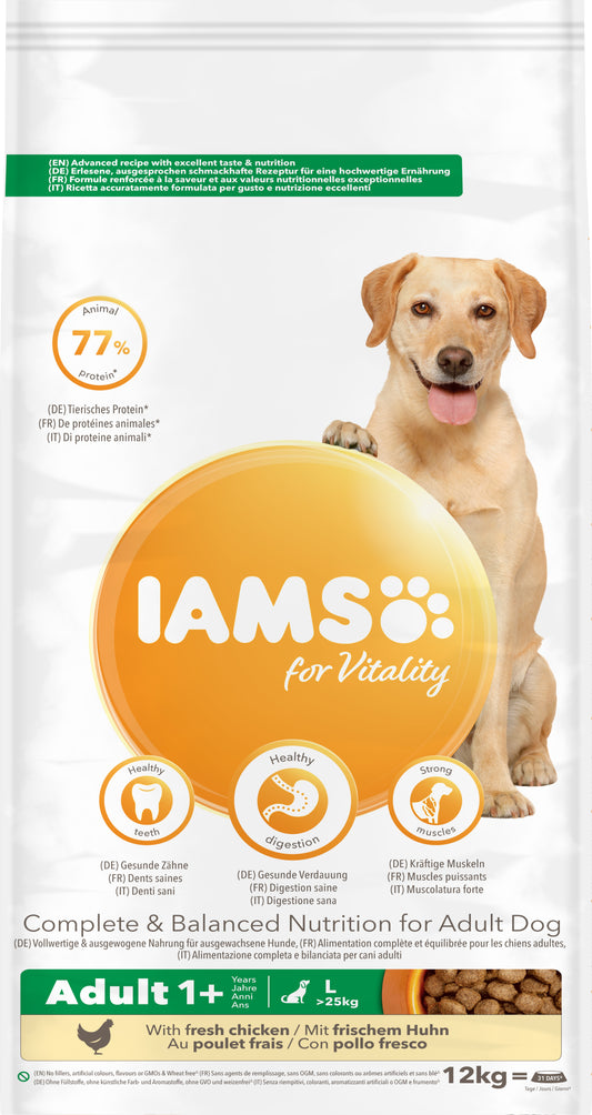 Iams Dog Adult Vitality Large Chicken