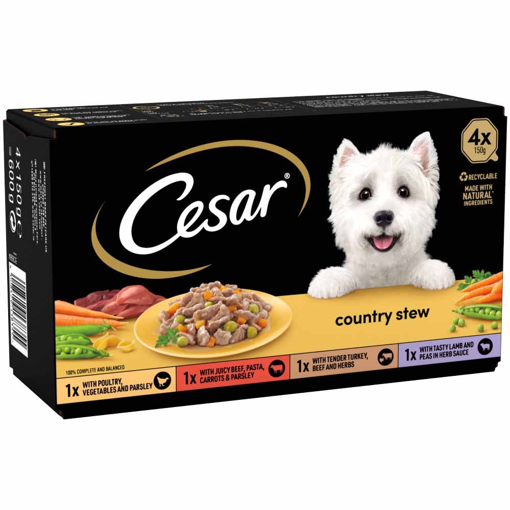 Cesar Tray Country Stew Mix 4x4x150g