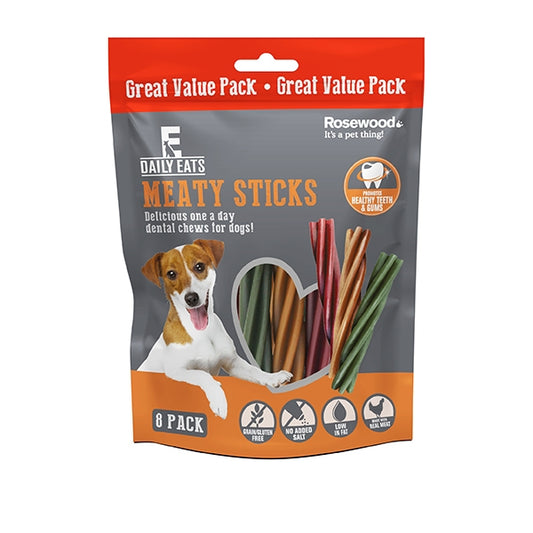 Daily Eats Meaty Stick Value 8Pk 6x400g