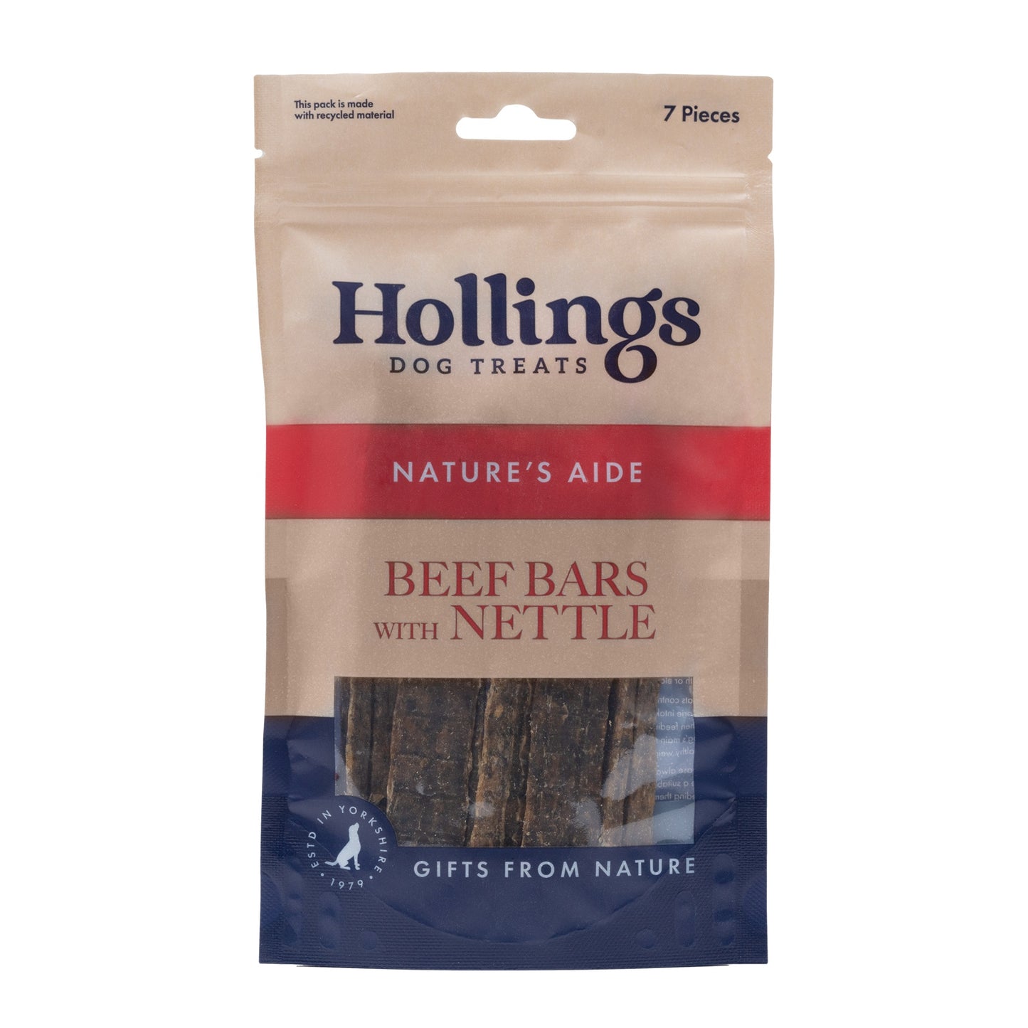 Hollings 100% Beef Bar Nettle D/B 10x7pk