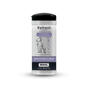 Wahl Dog Refresh Cleaning Wipes CoLmVerb